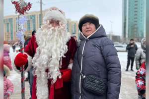 Елорданың «Нұра» ауданында жаңа жылға арналған мерекелік шара өтті