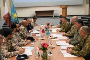 Қазақстан және Қатар қарулы күштері екіжақты ынтымақтастық мәселелерін талқылады