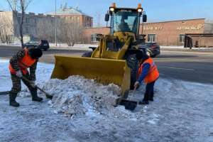 Астанада қар күреу жұмыстарына 2 700-ден астам жол жұмысшысы шықты