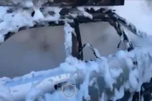 Елордада жеңіл көлік өртке оранды