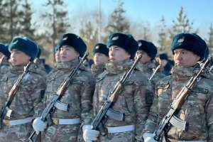 Астаналық құтқарушылар мерзімді сарбаздарды күтіп алды