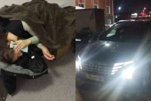 Ақмолалық полицейлер өзін нашар сезінген жүргізушіге көмек көрсетті