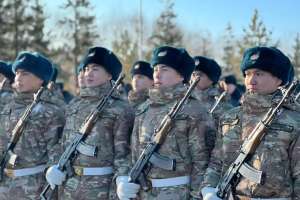 Елордада 200-ден астам жас сарбаз әскери ант қабылдады