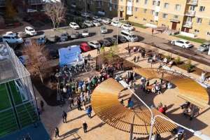 Байқоңыр ауданында 13 қоғамдық кеңістік пайда болды