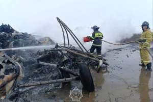 Ақтөбе облысында оқу-жаттығу кезінде тікұшақ құлады