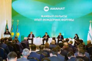 Жамбыл облысында алғаш рет ауыл әкімдерінің форумы өтті
