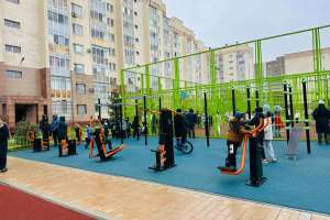 Нұра ауданында жаңа аула ашылды