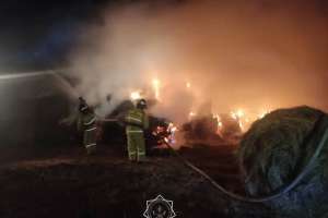 Ақтөбе облысында 400 бума шөп жанып кетті