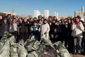 Есіл өзенінің жағасынан мың келіден астам қоқыс жиналды