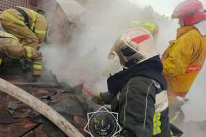 ТЖМ қызметкерлері коттеджден шыққан  өртті сөндірді