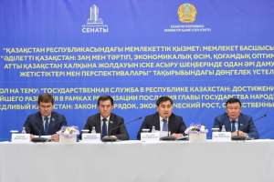 Мемлекет қызметтің жетістіктері мен перспективалары талқыланды