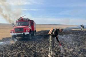 Қостанай облысындағы табиғи өрт сөндірілді