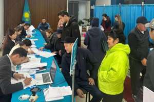 Астанадағы сайлау учаскелерінде дауыс берушілердің саны көп