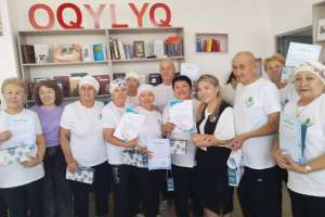 Елордада «Белсенді ұзақ өмір сүру орталығының» зейнеткерлеріне құрмет көрсетілді