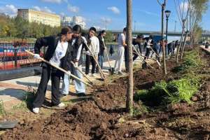 Елордада «Ақбұлақ» өзенінің бойына 300-дей ағаш отырғызылды