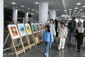 Астанада «Конституция балалар көзімен» атты жас суретшілер көрмесі өтті