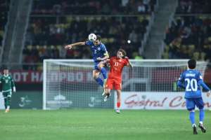 Қазақстан құрамасы сырт алаңда Солтүстік Македониямен тең ойнады