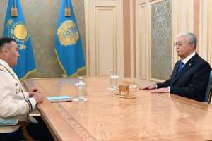 Мемлекет басшысы Ұлттық қауіпсіздік комитетінің төрағасы Ермек Сағымбаевты қабылдады