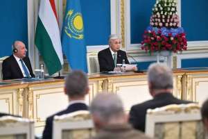 Қасым-Жомарт Тоқаев пен Тамаш Шуйок баспасөз брифингін өткізді