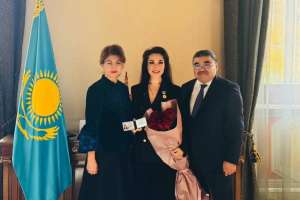 Қазақстан Президентінің Жарлығымен опера әншісі Мария Мудряк мемлекеттік марапат иеленді