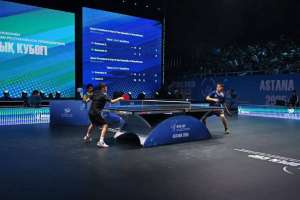 Астанада үстел теннисінен тұңғыш рет өткен Қазақстан Республикасы Президенті кубогы мәресіне жетті