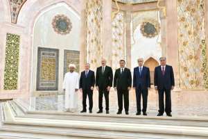 Орталық Азия және Әзербайжан мемлекеттерінің басшылары Ислам өркениеті орталығына барды