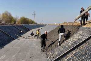 Түркістан облысында 62 шақырымнан астам арық каналдарын бетонмен қаптау жұмыстары жүргізіліп жатыр