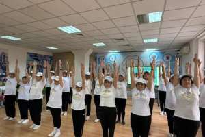 Елордалық қарттар Айкуне гимнастикасы курсын аяқтады