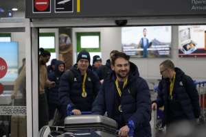 Шайбалы хоккейден Азия чемпионы атанған ерлер құрамасы Астанаға оралды