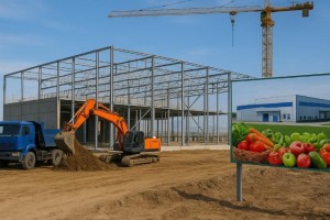 Алматы облысында жылына 70 мың тонна жеміс пен көкөніс өңдейтін зауыт құрылысы басталды