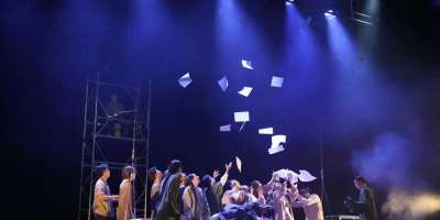 Colman Domingo and Jude Law at amfAR’s Venice Gala