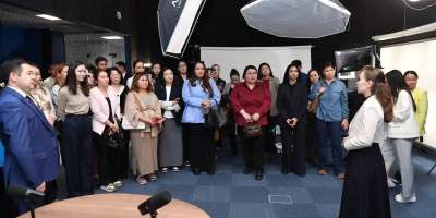 Colman Domingo and Jude Law at amfAR’s Venice Gala