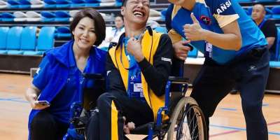 Colman Domingo and Jude Law at amfAR’s Venice Gala