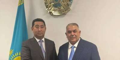 Colman Domingo and Jude Law at amfAR’s Venice Gala