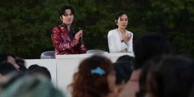 Colman Domingo and Jude Law at amfAR’s Venice Gala