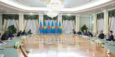Colman Domingo and Jude Law at amfAR’s Venice Gala
