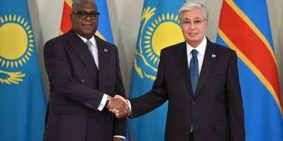 Colman Domingo and Jude Law at amfAR’s Venice Gala