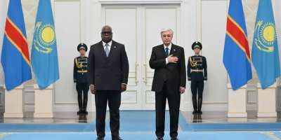 Colman Domingo and Jude Law at amfAR’s Venice Gala