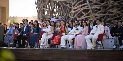 Colman Domingo and Jude Law at amfAR’s Venice Gala