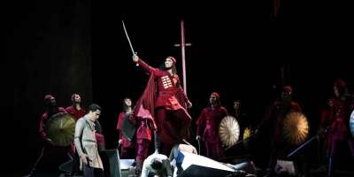 Colman Domingo and Jude Law at amfAR’s Venice Gala