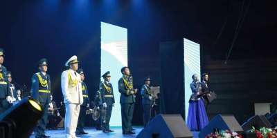 Colman Domingo and Jude Law at amfAR’s Venice Gala