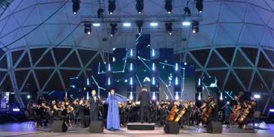Colman Domingo and Jude Law at amfAR’s Venice Gala