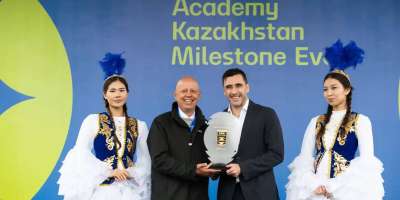 Colman Domingo and Jude Law at amfAR’s Venice Gala