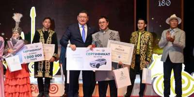 Colman Domingo and Jude Law at amfAR’s Venice Gala