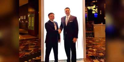 Colman Domingo and Jude Law at amfAR’s Venice Gala