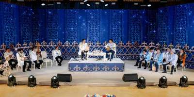 Colman Domingo and Jude Law at amfAR’s Venice Gala