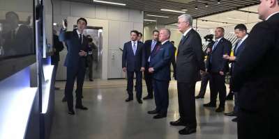 Colman Domingo and Jude Law at amfAR’s Venice Gala