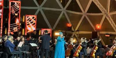 Colman Domingo and Jude Law at amfAR’s Venice Gala