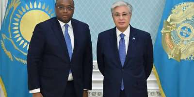 Colman Domingo and Jude Law at amfAR’s Venice Gala