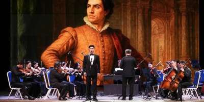 Colman Domingo and Jude Law at amfAR’s Venice Gala